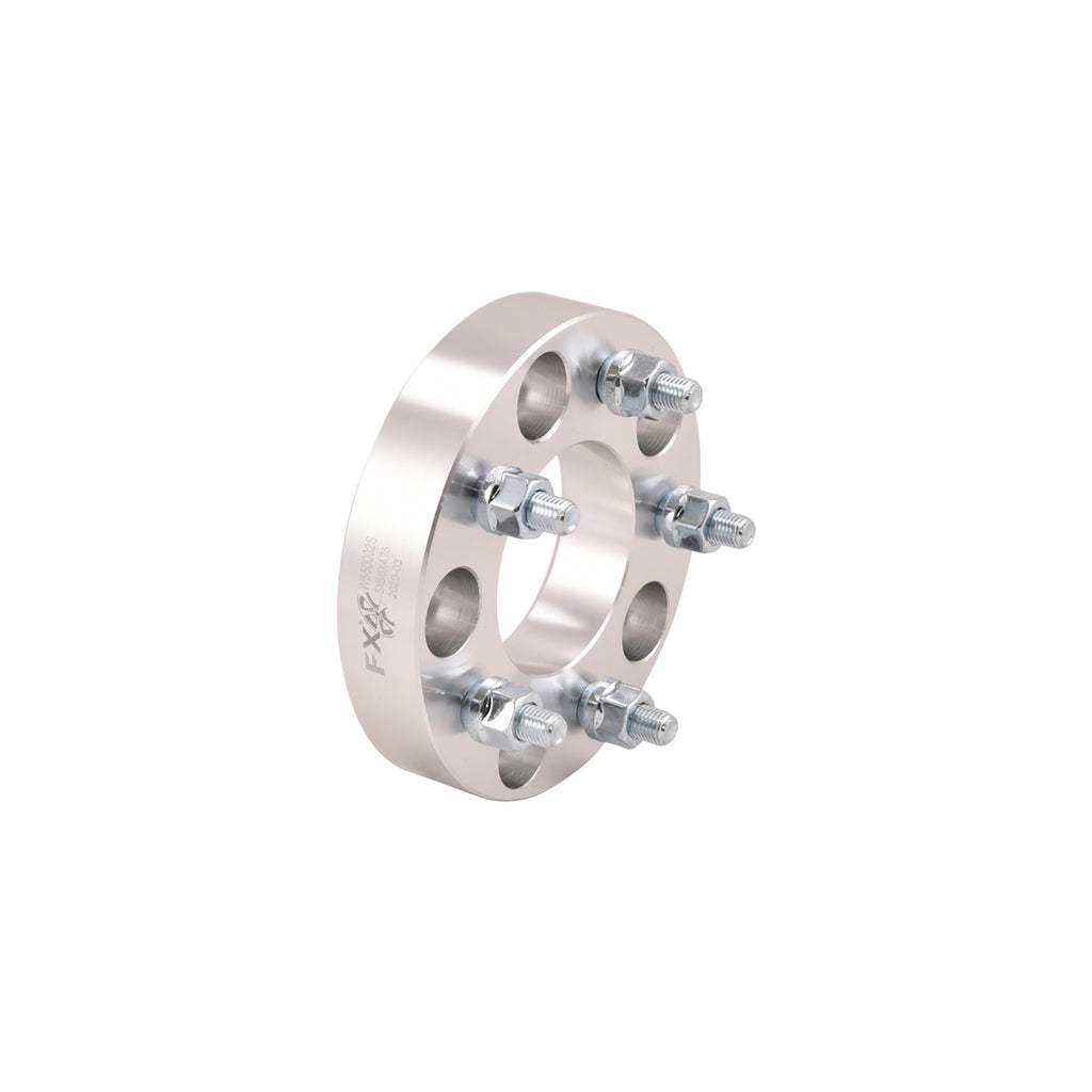 5X127mm-Axle-5X120.7Mm-Wheel-Bolt-Circle-12X1.5-Studs-1.25-In-Thick-Silver-Alum
