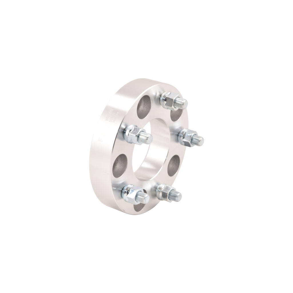 5X127mm5X5.00-In-Bolt-Pattern-1.25-In-Thick-78.10Mm-Hub-Silver-Alum-Set-Of-2