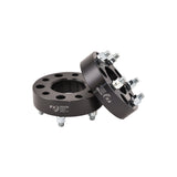 TRAILFX W550003B 5x127mm/5x5.00 In Bolt Pattern 1.5 In Thick 78.10mm Hub Black Alum Set Of 2