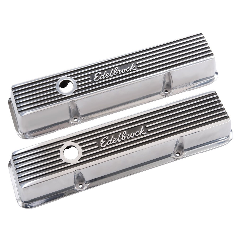 Valve-Cover-Elite-Ii-Series-Chevrolet-1959-1986-262-400-Ci-V8-Low-Polished