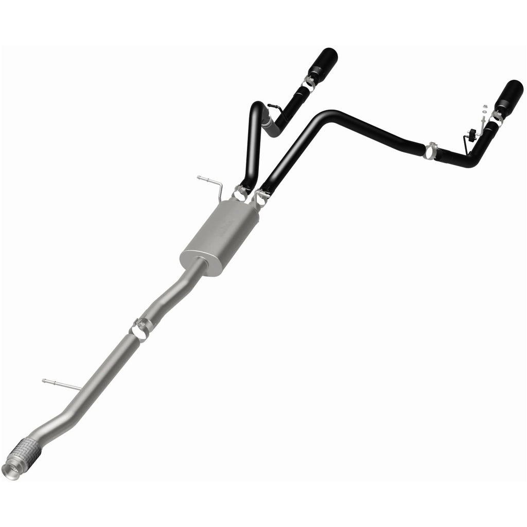 MagnaFlow Exhaust Products 15361 Street Series Black Coated Cat-Back System for Select Chevrolet Silverado 1500, Chevrolet Silverado LD, GMC Sierra 1500, GMC Sierra Limited