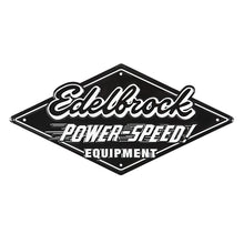 Load image into Gallery viewer, Sign-Edelbrock-Power-Speed-Tin-Gar