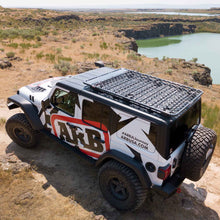 Load image into Gallery viewer, 1821-Wrangler-Unlimited-70-X-44-Alloy-Roof-Rack-Kit-With-Mesh-Floor