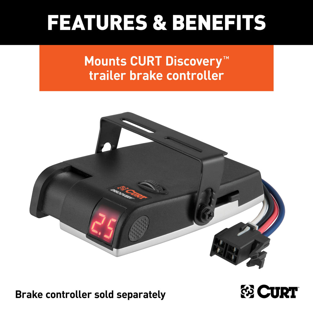 CURT 51124 CURT 51124 Discovery Trailer Brake Controller Mounting Bracket - Truck Part Superstore