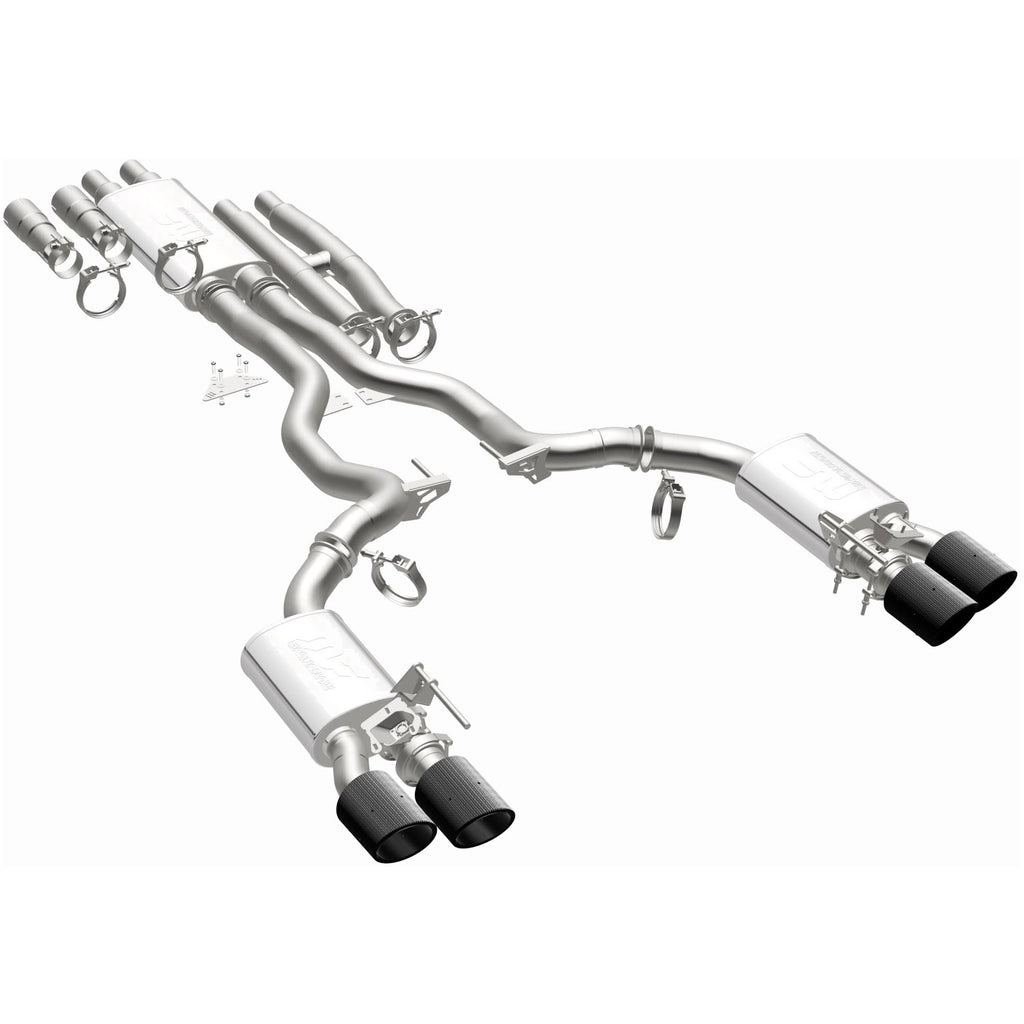 MagnaFlow Exhaust Products 19695 xMOD Series Carbon Fiber Tips Cat-Back System for Select Ford Mustang
