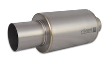 Load image into Gallery viewer, Titanium-Muffler-WStraight-Cut-Natural-Tip-2.5In.-Inlet--2.5In.-Outlet