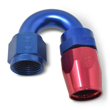 Load image into Gallery viewer, Performance--8-An-RedBlue-180-Degree-Full-Flow-Swivel-Hose-End-(With-34In-Radius)