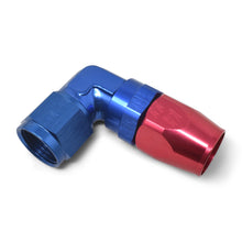 Load image into Gallery viewer, Performance--12-An-RedBlue-90-Degree-Forged-Aluminum-Swivel-Hose-End