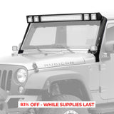 Go Rhino 731323T WLF Windshield Light Frame for Jeep JK - Fits 30
