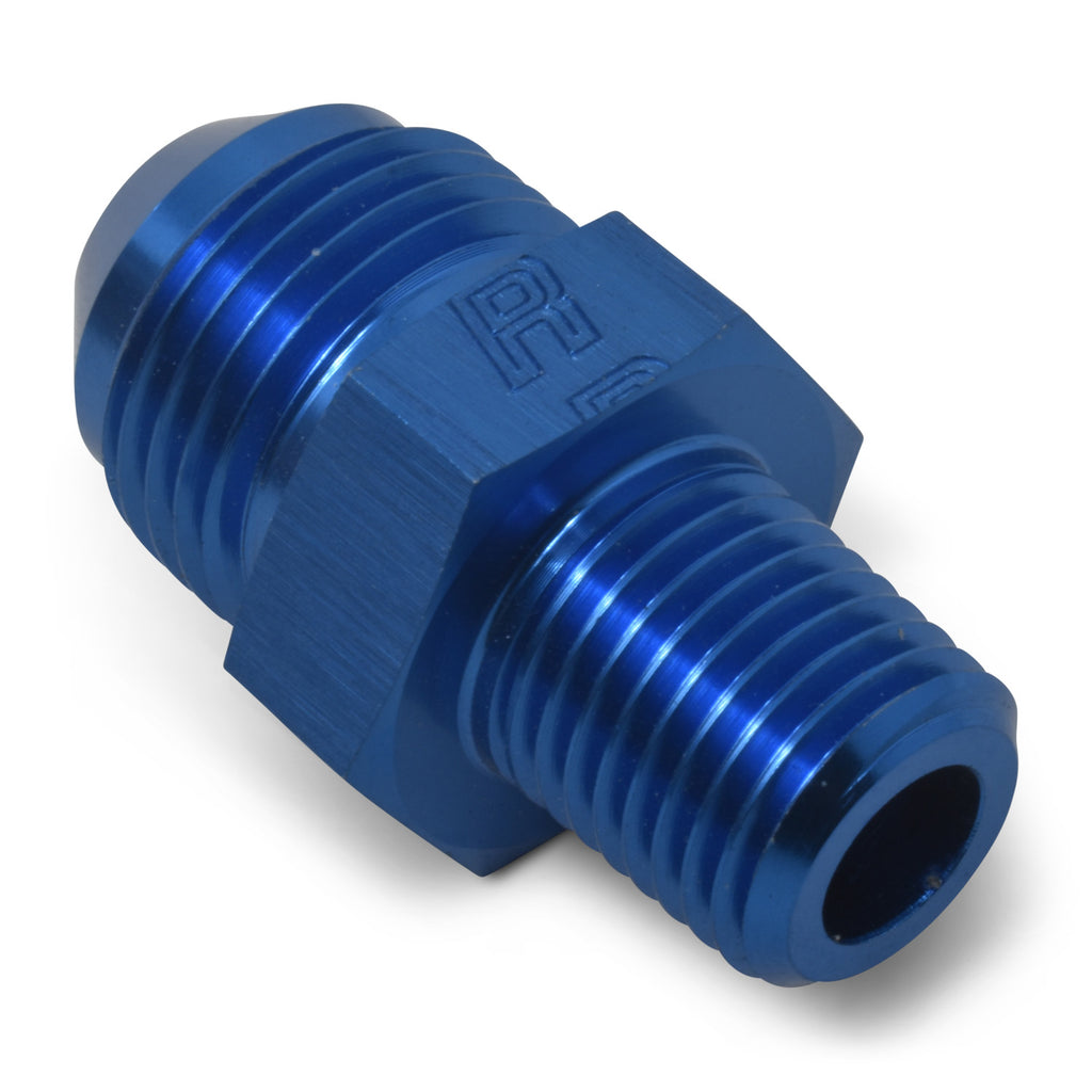 Performance--4-An-To-14In-Npt-Straight-Flare-To-Pipe-(Blue)