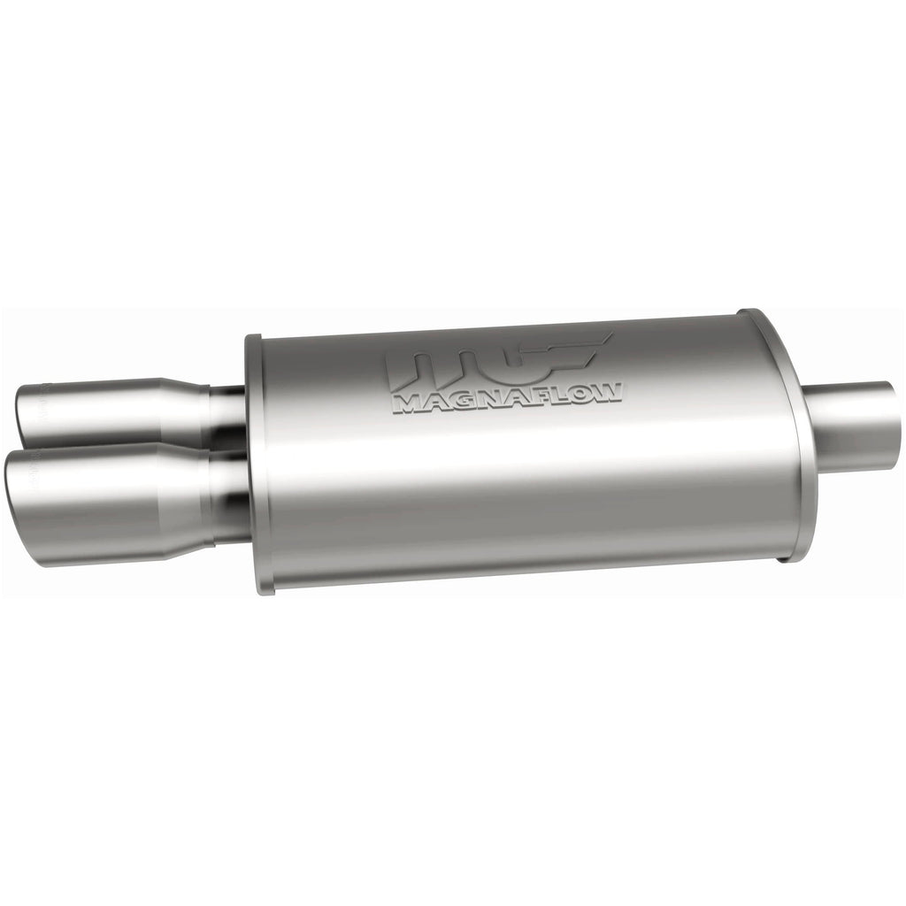 MagnaFlow Exhaust Products 14862 Straight-Through Performance Muffler; 2.25/3in. Center/Dual; 5x14x8 Body