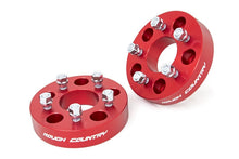 Load image into Gallery viewer, Rough Country 1100RED Wheel Spacer Adapter for Select Jeep Wrangler, Jeep Wrangler JK