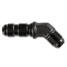Load image into Gallery viewer, -6-An-45-Degree-Bulkhead-Fitting---Black