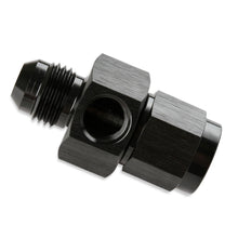 Load image into Gallery viewer, -6-An-Male-To--6-An-Female-Fuel-Pressure-Gauge-Adapter-With-18-Inch-Npt-Port---Black