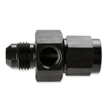 Load image into Gallery viewer, -6-An-Male-To--6-An-Female-Fuel-Pressure-Gauge-Adapter-With-18-Inch-Npt-Port---Black