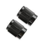 Mr. Gasket 481806-BL  -6 An Tube Nut (2) - Black