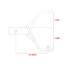 Load image into Gallery viewer, 6-Drop-Down-Hitch-For-2-Receiver