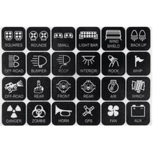 Load image into Gallery viewer, 6-Gang-Auxiliary-Switch-Panel-W-Multi-Choice-Button-Pad-Label-Kit
