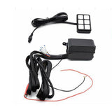 Race Sport RS6GASP 6-Gang Auxiliary Switch Panel w/ Multi-Choice button pad label kit