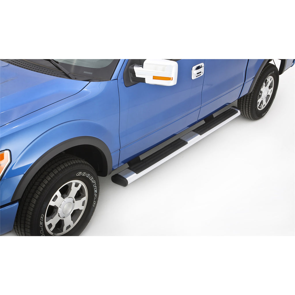 6-In.-Oval-Straight-Composite-Nerf-Bars;-Chrome