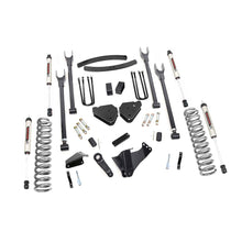Load image into Gallery viewer, 6-Inch-Ford-4-Link-Suspension-Lift-Kit-Rear-Overload-Springs-WV2-Shocks-05-07-F-250350-Diesel-Rough-Country