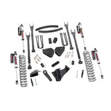 Rough Country 57850 6 Inch Ford 4-Link Suspension Lift Kit w/Vertex Shocks 05-07 F-250/350 Gas-w/o Overloads