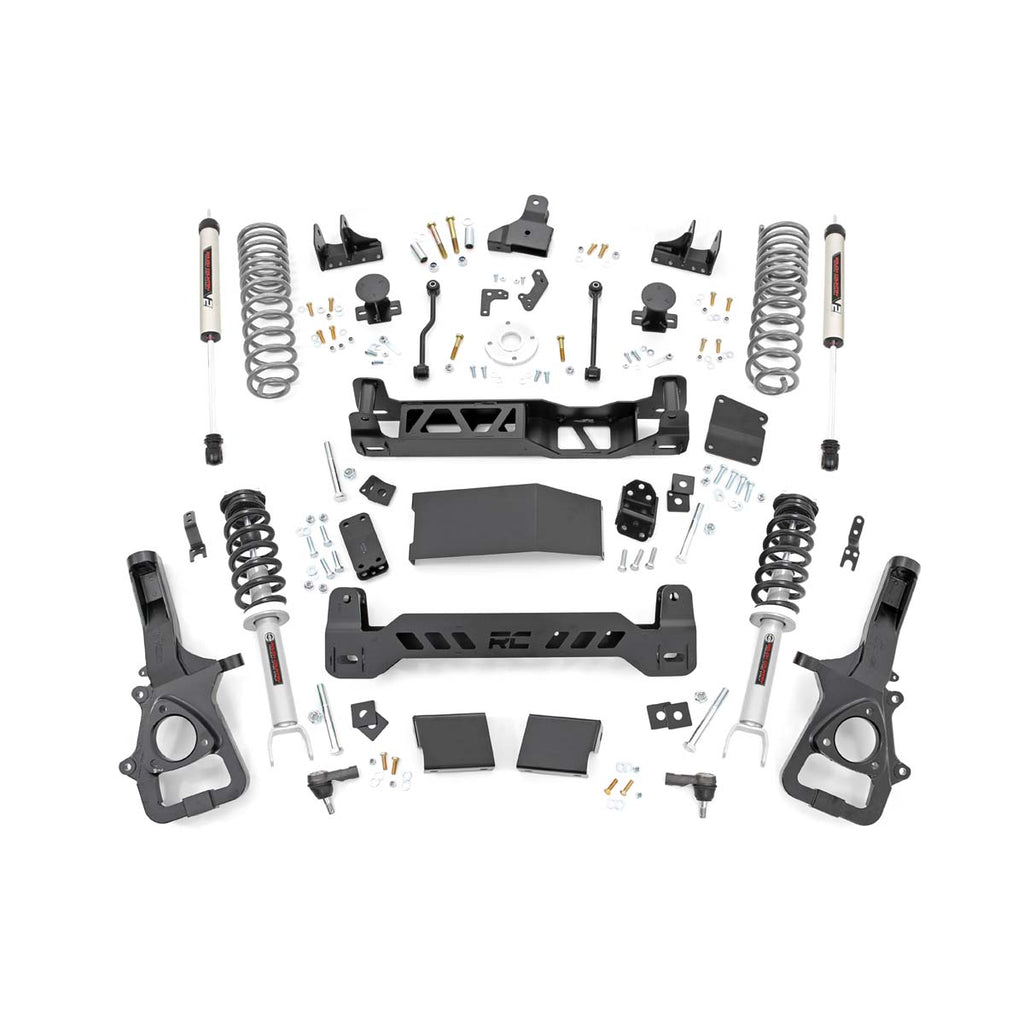 6-Inch-Ram-Suspension-Lift-Kit-WLoaded-Struts-And-V2-Shocks-19-20-Ram-1500-4Wd-22Xl-Factory-Wheel-Models-Rough-Country