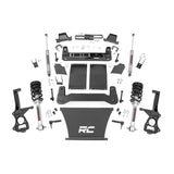 Rough Country 21732 6 Inch Suspension Lift Kit Lifted Struts 19-20 Silverado 1500 4WD/2WD