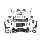 Rough Country 57570 6 Inch Suspension Lift Kit Strut Spacers V2 Monotube Shocks 11-14 F-150 4WD