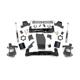 Rough Country 22635 6 Inch Suspension Lift Kit w/N3 14-18 Silverado/Sierra 1500 4WD Cast Steel