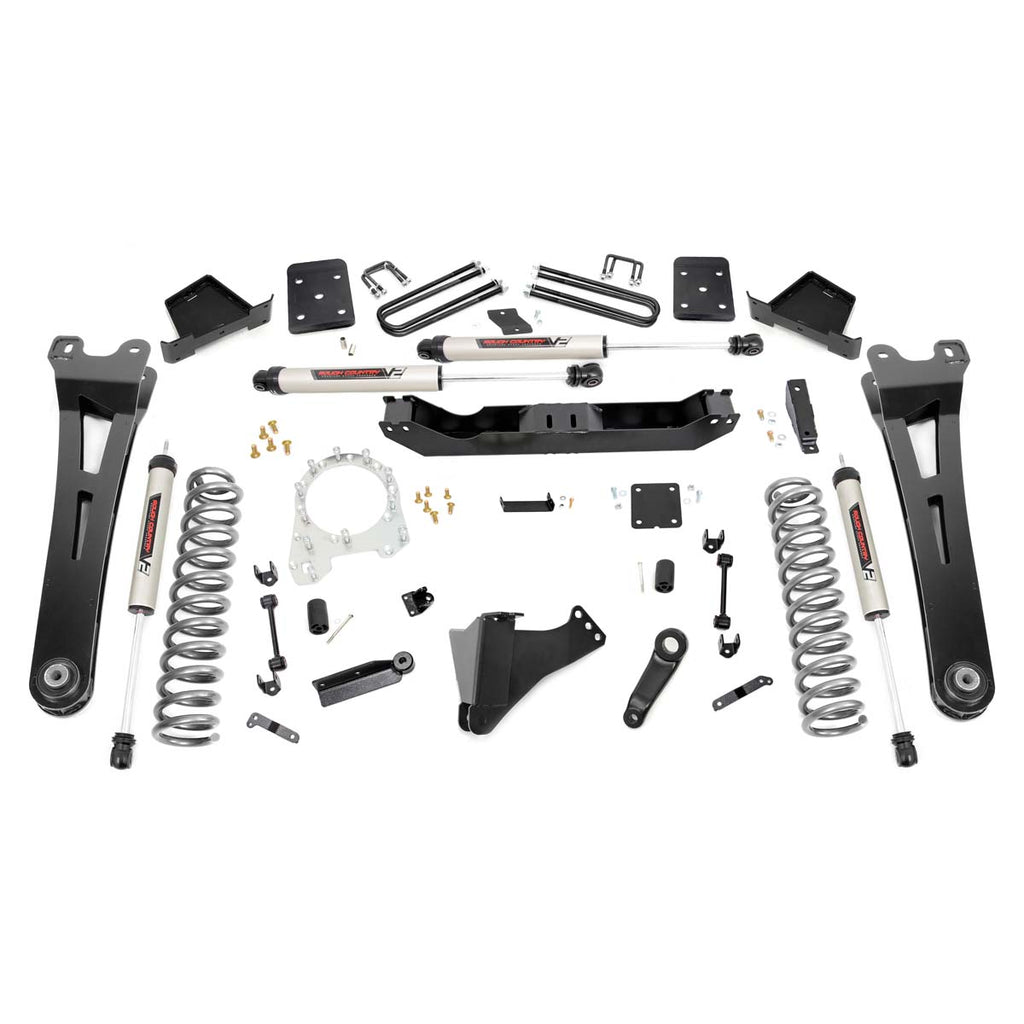 6-Inch-Suspension-Lift-Kit-WRadius-Arms--V2-Shocks-Rear-Overload-Springs-3.5-Inch-Diam-17-19-F-250350-4Wd-Diesel-Rough-Country