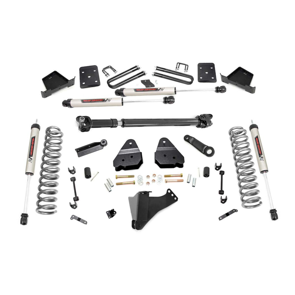 6-Inch-Suspension-Lift-Kit-WV2-Monotube--Front-Drive-Shaft-17-19-F-250350-4Wd-Diesel-Rough-Country