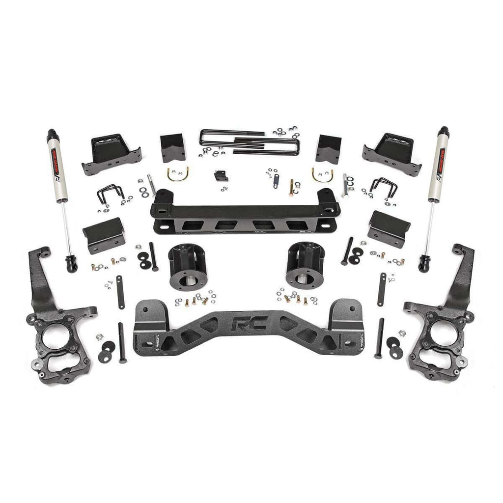 6-Inch-Suspension-Lift-Kit-WV2-Shocks-11-14-F-150-Rough-Country