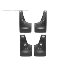 Load image into Gallery viewer, ~(6-Lbs.-38X26x8)~-Black-No-Drill-Mudflaps-Gmc-Sierra-2007---2007-Will-Not-Fit-With-Fender-FlaresTrim.-Will-Fit-With-Factory-Running-Boards;-Rears-Will-Not-Fit-Dually-Pickkups