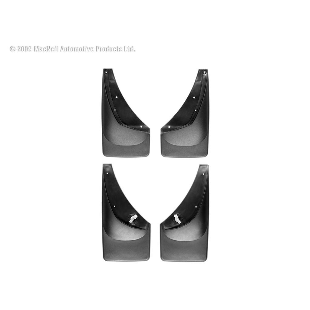 ~(6-Lbs.-38X26x8)~-Black-No-Drill-Mudflaps-Chevrolet-Silverado-2001---2006-Will-Not-Fit-With-Fender-FlaresTrim