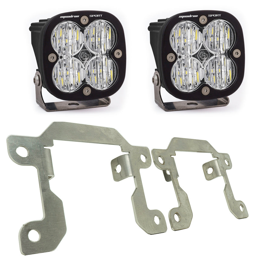 ~(6-Lbs.-8X8x8)~-Ranger-Fog-Pocket-Kit-2019-Ford-Ranger-Squadron-Sport-Baja-Designs
