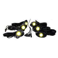 Load image into Gallery viewer, 6-Led-Glow-Pod-Kit-W-Brain-Box-Ip68-12V-W-All-Hardware-(Yellow)