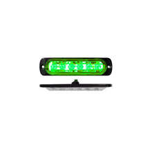 Load image into Gallery viewer, 6-Led-Ultra-Slim-Flush-Mount-19-Flash-Pattern-Marker-Strobe-Light-(Green)