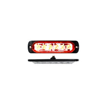 Load image into Gallery viewer, 6-Led-Ultra-Slim-Flush-Mount-19-Flash-Pattern-Marker-Strobe-Light-(Red)