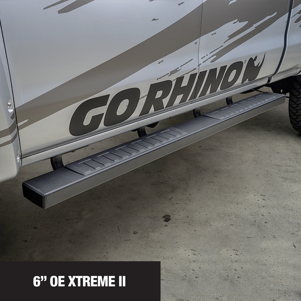 6-Oe-Xtreme-Composite-Side-Steps---Black-Powder-Coat---Boards-Only