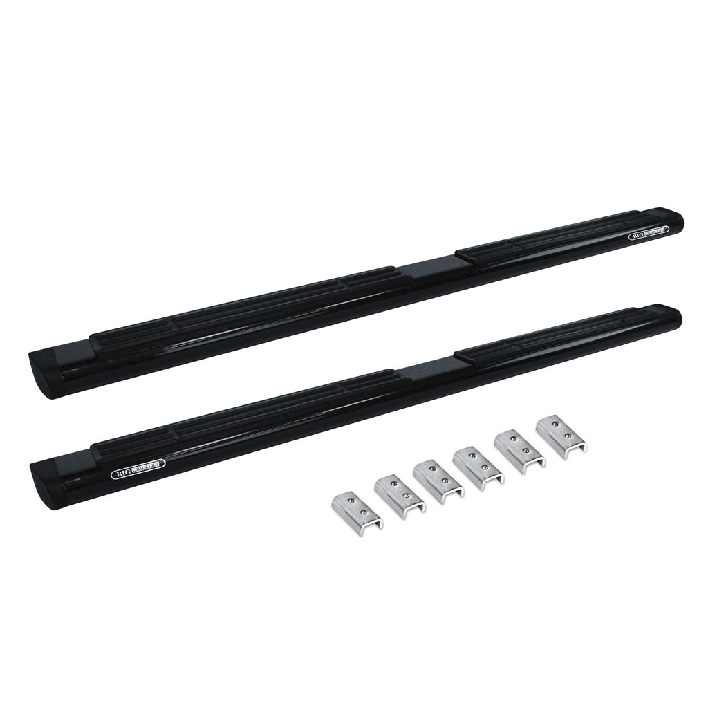 6-Oe-Xtreme-Side-Steps-With-Mounting-Brackets-Kit---Black-Powder-Coat