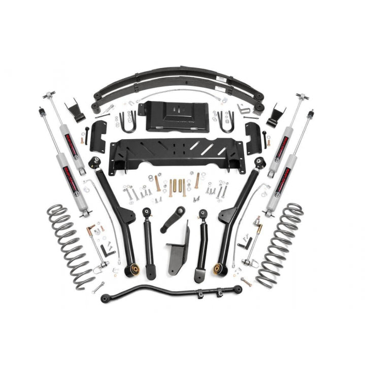 6.5-Inch-Jeep-Long-Arm-Suspension-Lift-System-84-01-Xj-Cherokee-2.5L4.0LNp242-Rough-Country