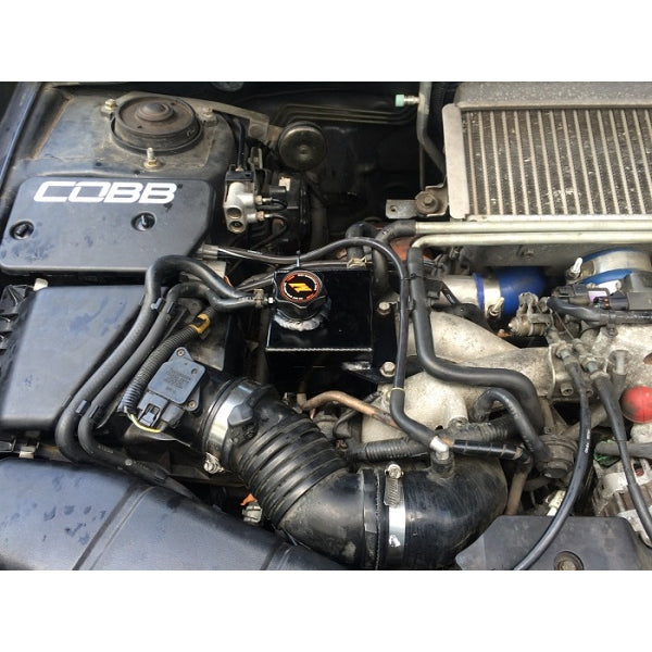 ~(6.5-Lbs.-7X7x5)~-Subaru-Wrx-2002-2007--Sti-2004-2016-Aluminum-Coolant-Expansion-Tank