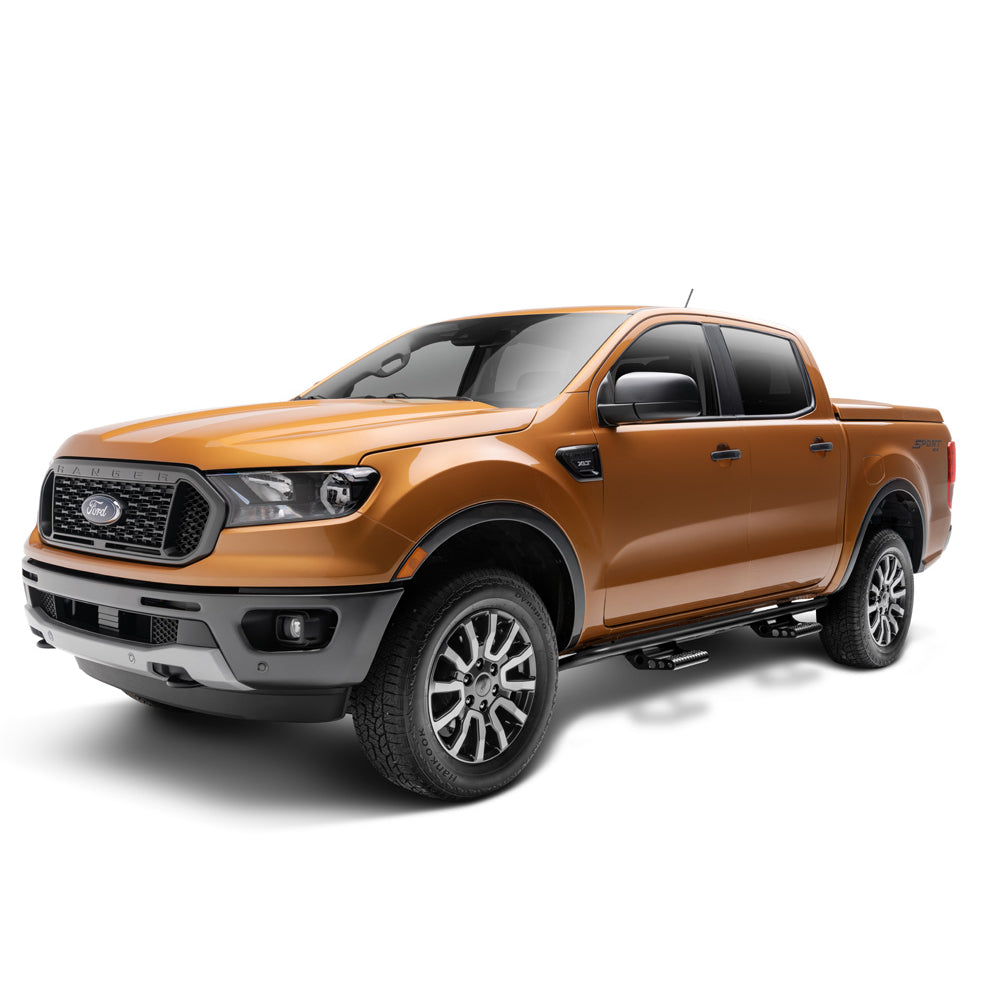 ~(60-Lbs.-89X14x11)~-Step-Systems-Rkr-Step-System-Textured-Black-Ford-19-20-Ranger-Crew-Cab-All-Beds-Gas-Srw