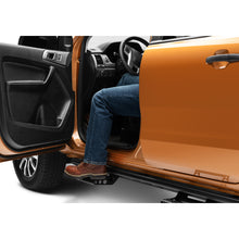 Load image into Gallery viewer, ~(60-Lbs.-89X14x11)~-Step-Systems-Rkr-Step-System-Textured-Black-Ford-19-20-Ranger-Crew-Cab-All-Beds-Gas-Srw