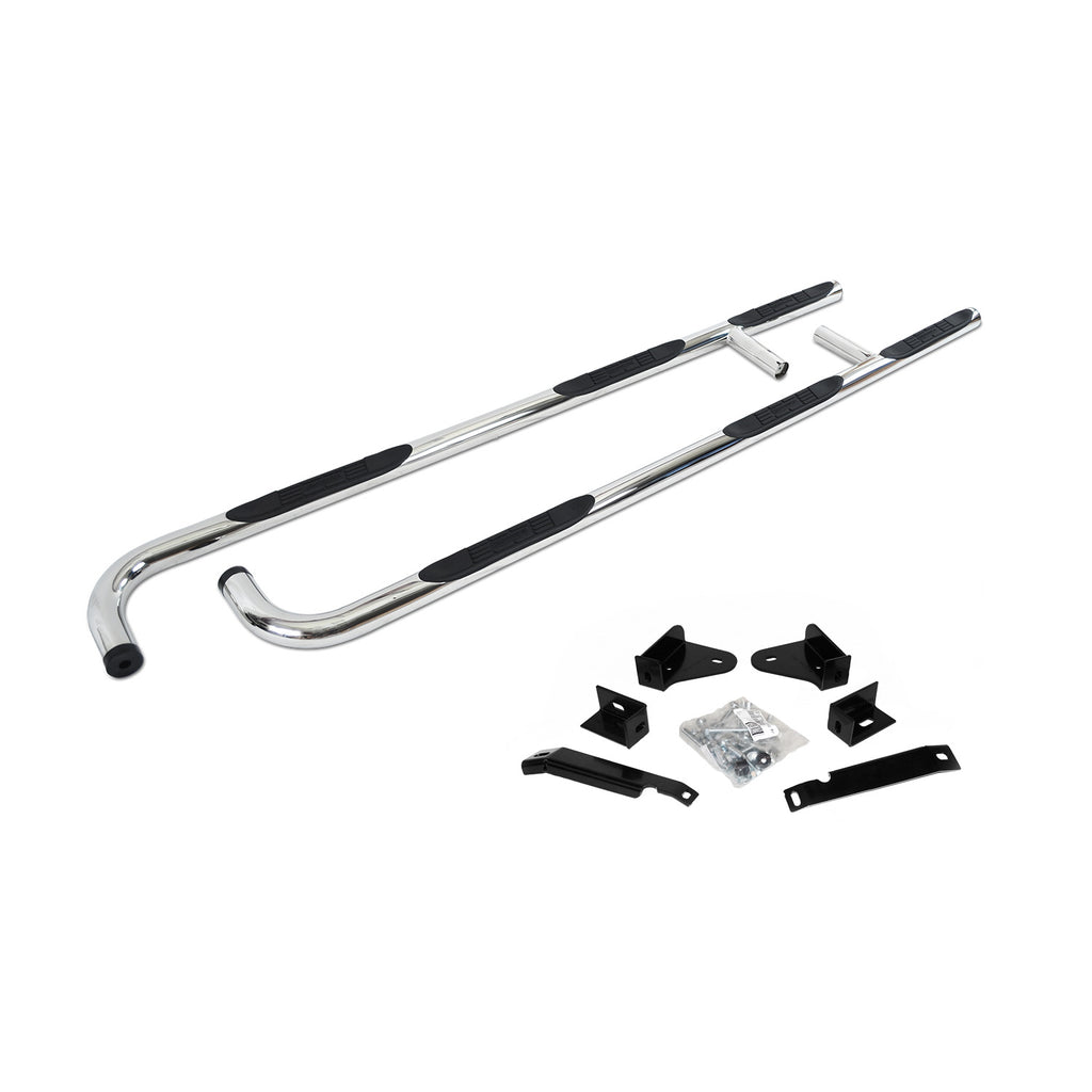 6000-Series-Side-Steps-WMounting-Brackets-Kit---One-Piece--Crew-Cab---Short-Bed