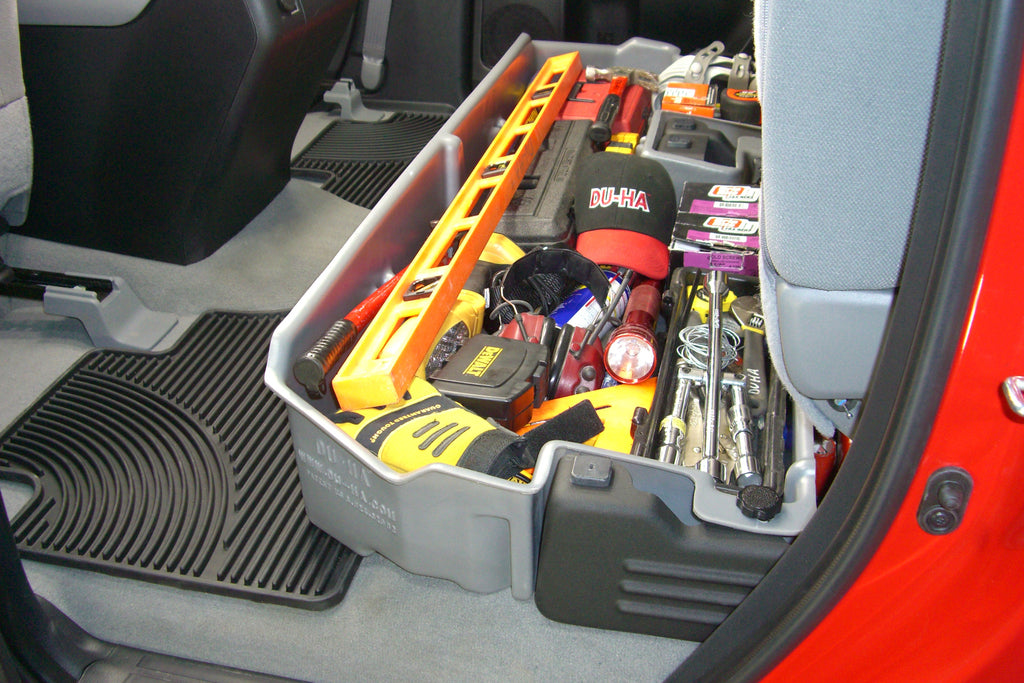 DU-HA 60051 DÜHA 60051 Underseat Storage / Gun Case - Black for Select Toyota Tundra