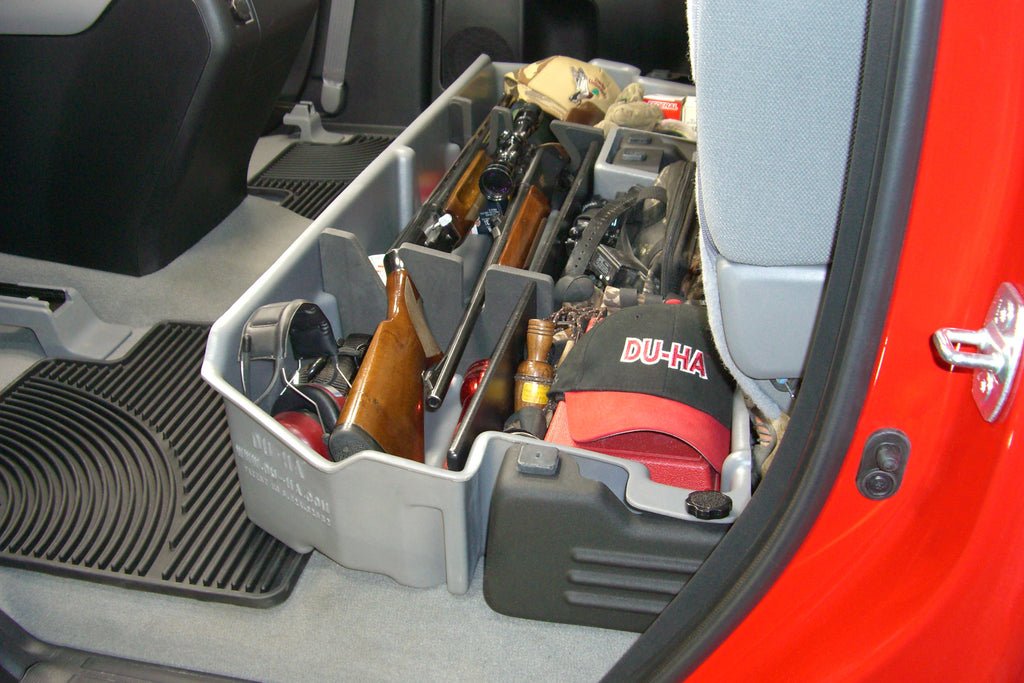 DU-HA 60051 DÜHA 60051 Underseat Storage / Gun Case - Black for Select Toyota Tundra