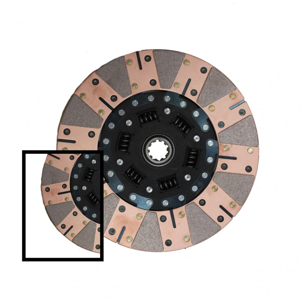 McLeod 260640R Disc: 600 Series:Ceramic/Ceramic Facing: 10.5" X 1-1/8 X 10 Spline Reverse Hub