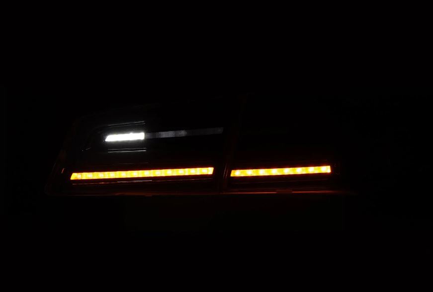AlphaRex 601110 LED Taillights Alpha Black for Select Tesla S